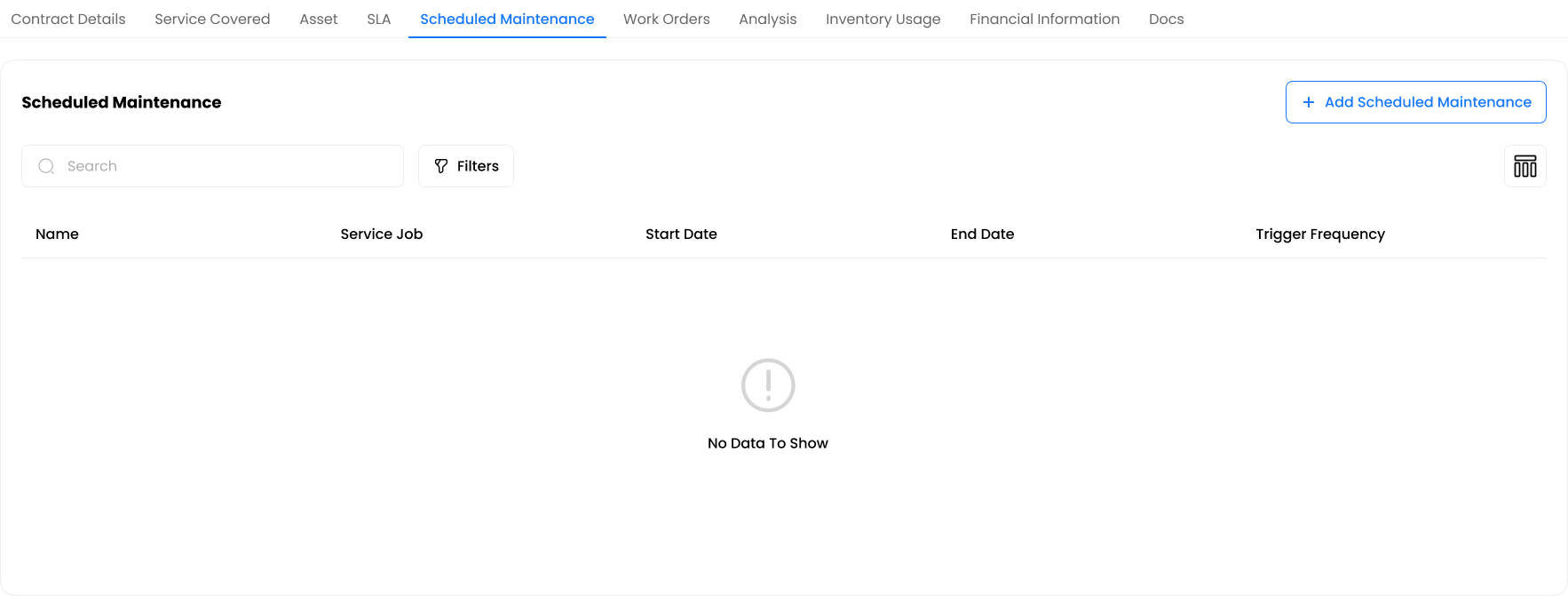 Scheduled Maintenance